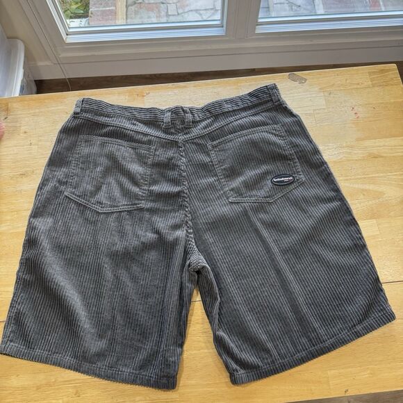 Billabong Shorts Men 42 Gray Corduroy 90s Y2K Beach Baggy Skate Grunge PRISTINE - Picture 3 of 13